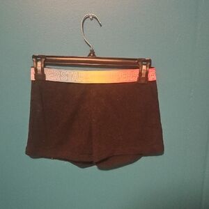 wonder nation Black Shorts with Rainbow Waistband